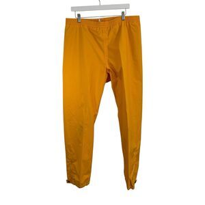 Abercrombie & Fitch Yellow Nylon Track Pants Y2K Baggy Outdoor Gorpcore Mens Lrg